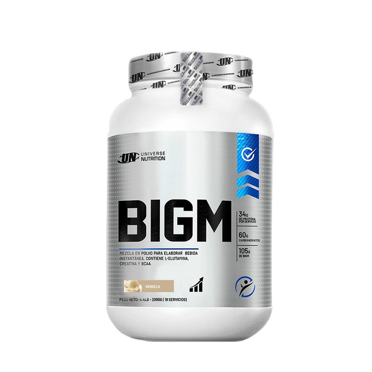 UNIVERSE NUTRITION - BIGM PROTEINA SUERO DE LECHE 2KG VAINILLA