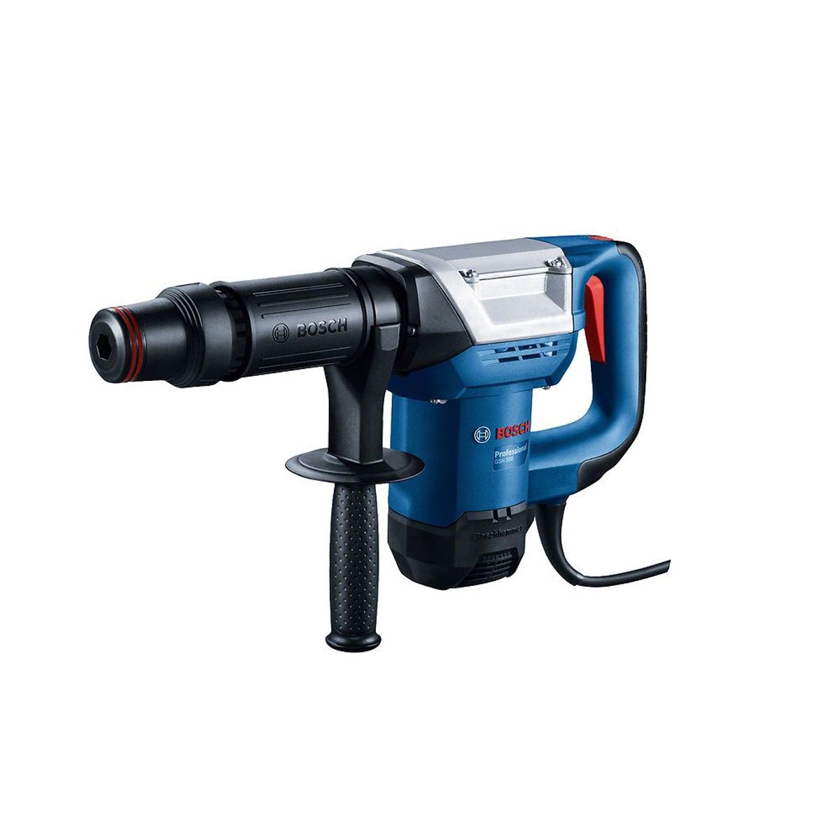 BOSCH - Martillo demoledor Bosch GSH 500 1100W 220V en maletín + 4 Cinceles