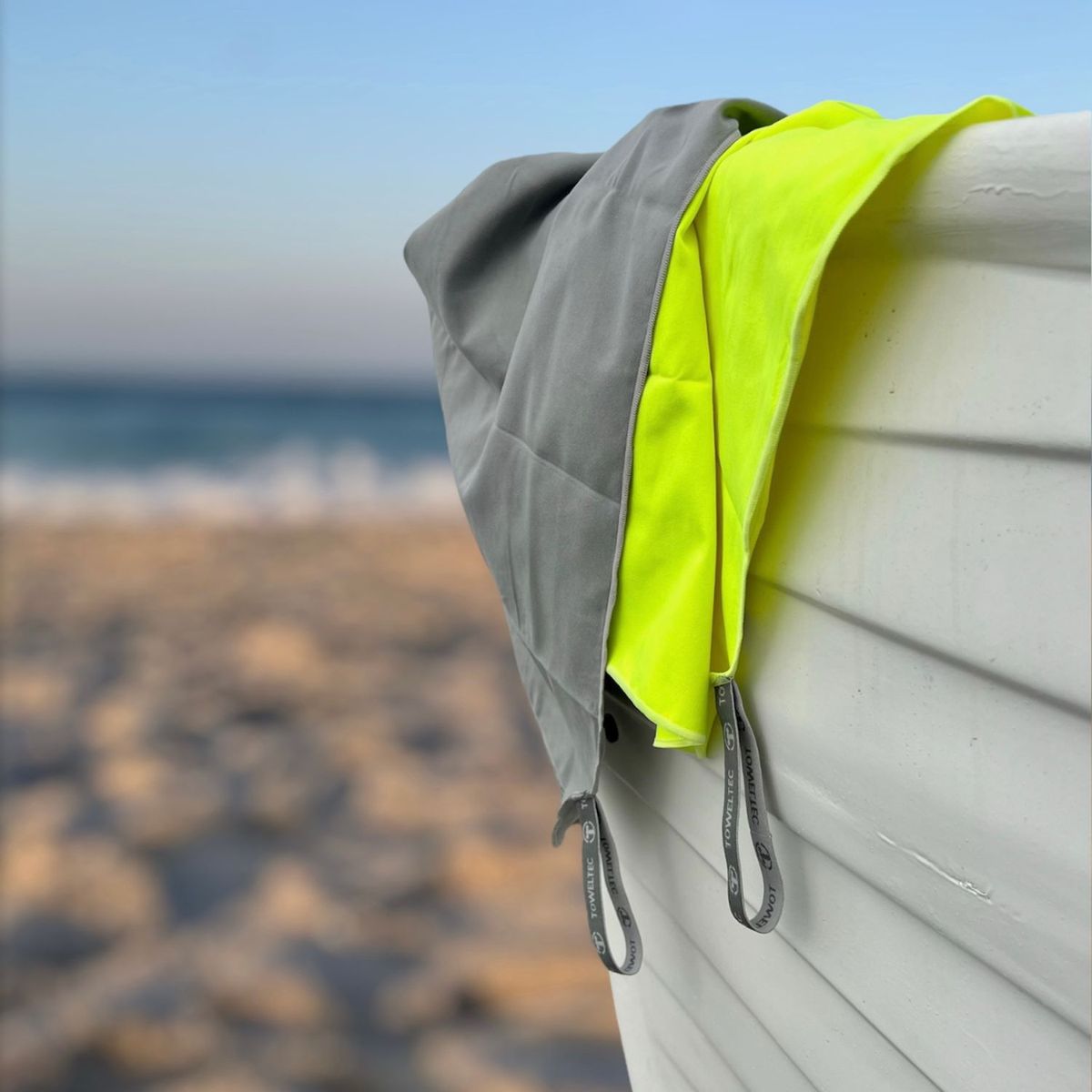 TOWELTEC - TOALLA DE MICROFIBRA LARGE ACERO