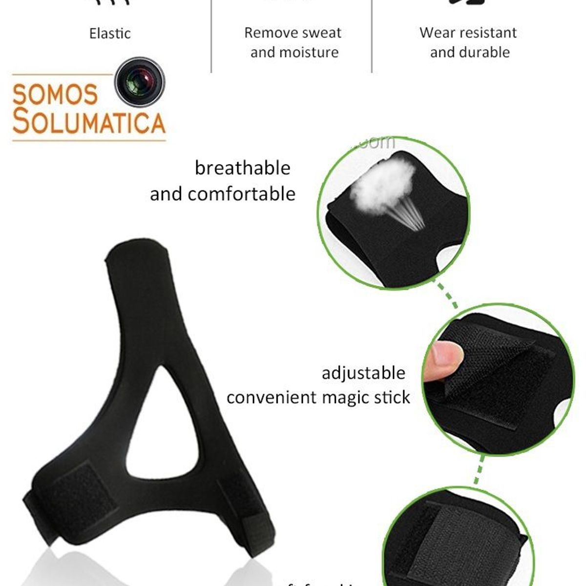 OEM - Faja Anti Ronquido - Respira Mejor - Ajustable Neopreno