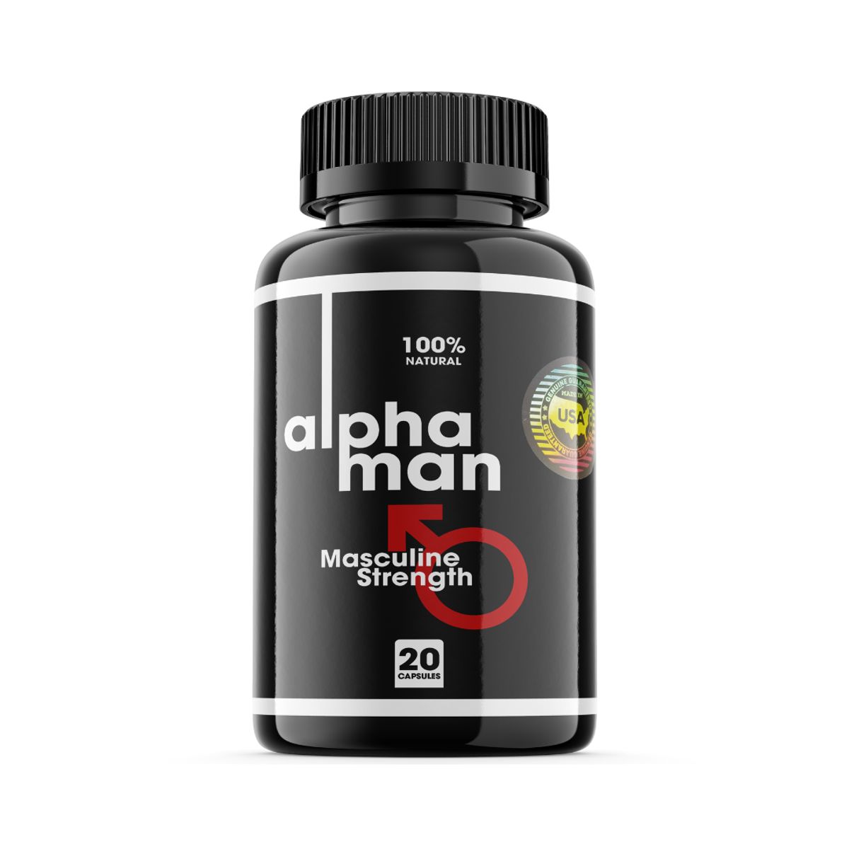 GENERICO - Alphaman Potencializador Maca Negra con Huanarpo Macho 20 Cápsulas