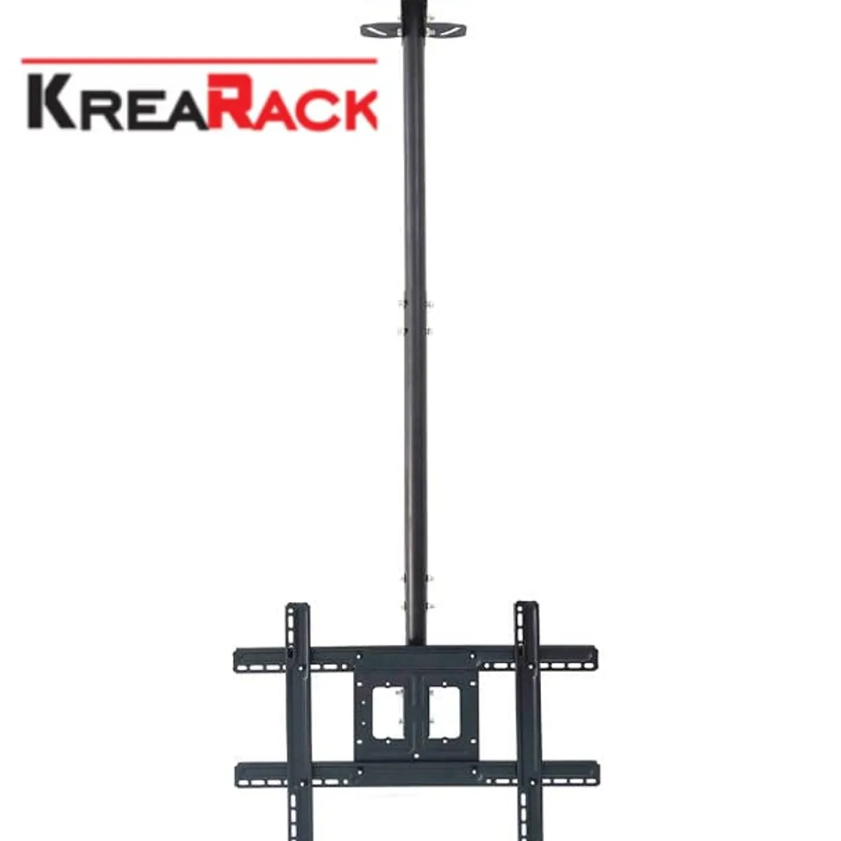 GENERICO - Rack para tv de techo o pared tubo largo 32 a 75"  Negro