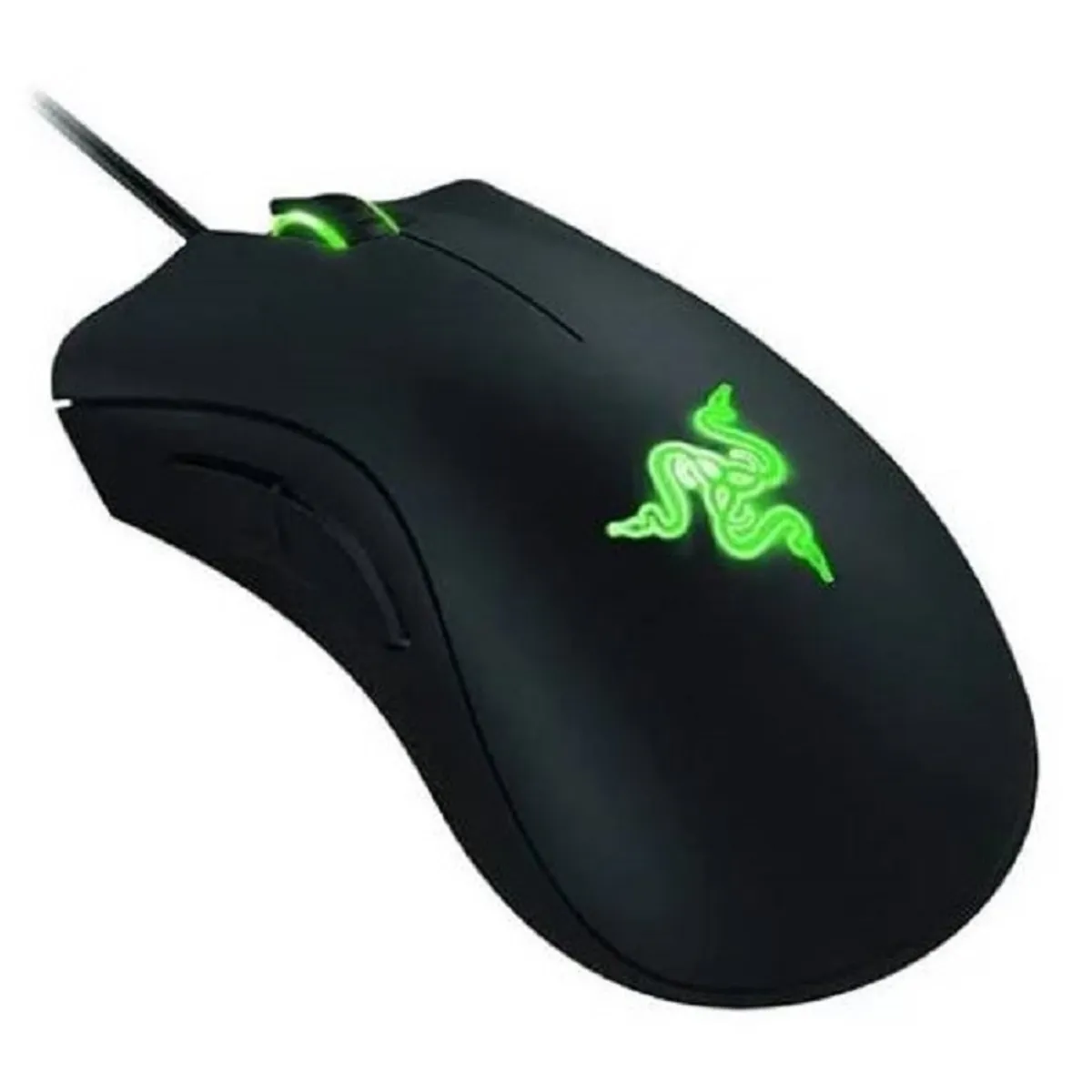 RAZER - Mouse Razer Deathadder Essential green light - Negro