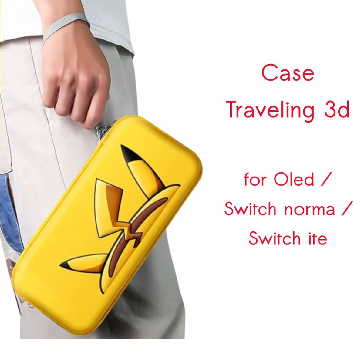 GENERICO - Case Viajero Estuche Nintendo Switch  Oled  Porta Accesorios