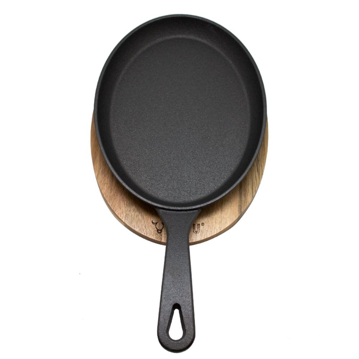 WAYU - Sarten Iron Cast Base Madera Wayu