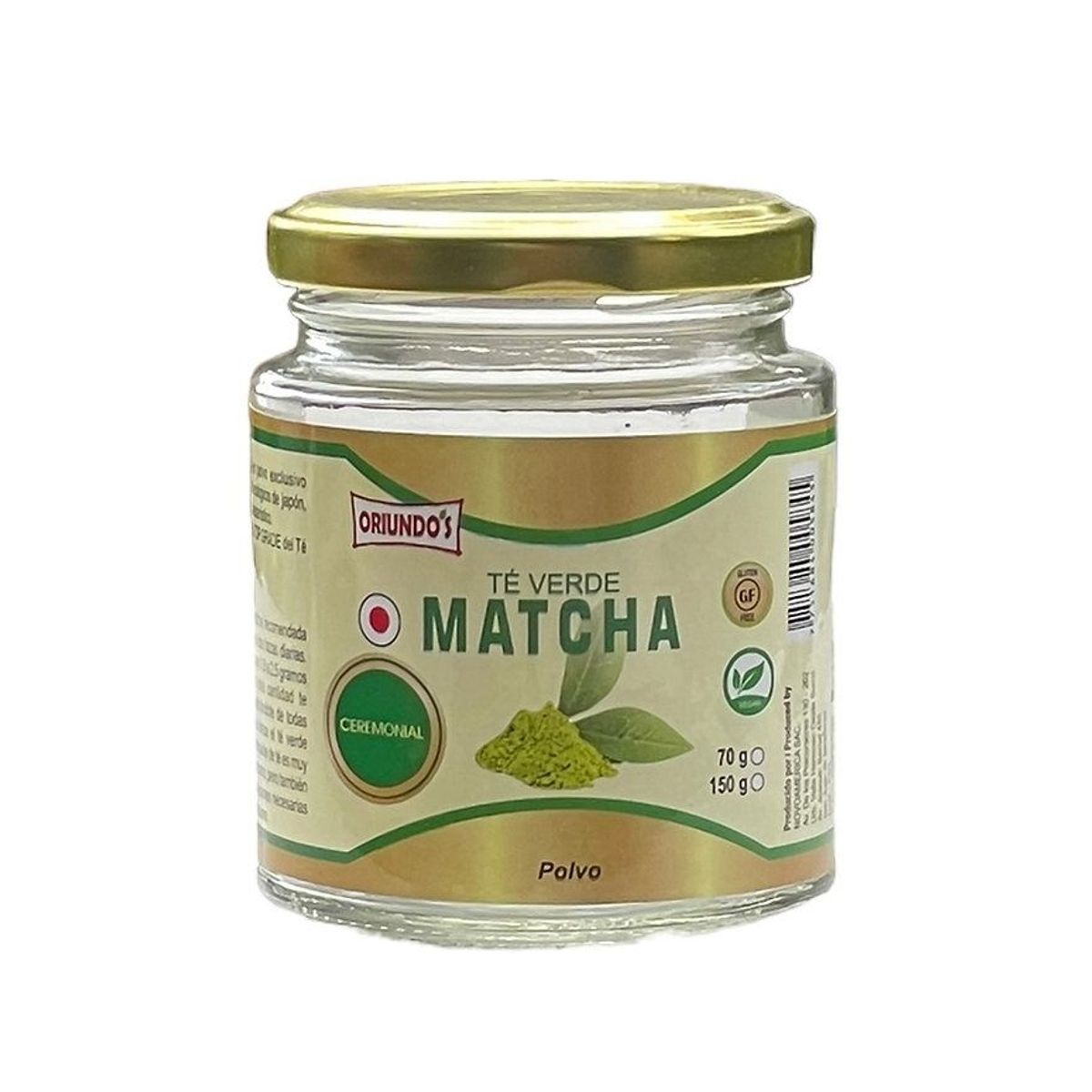 GENERICO - Te Verde Matcha Ceremonial en Polvo - Oriundo's x 70 gr