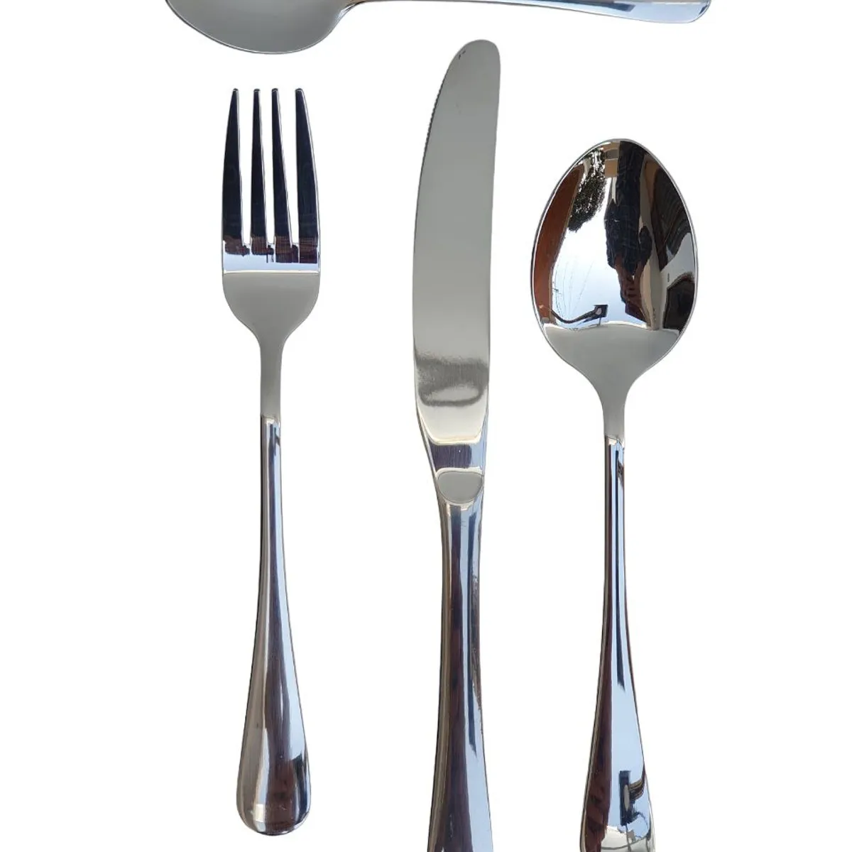 GENERICO - Juego de Cubiertos de Acero de 36 Piezas con Maletín