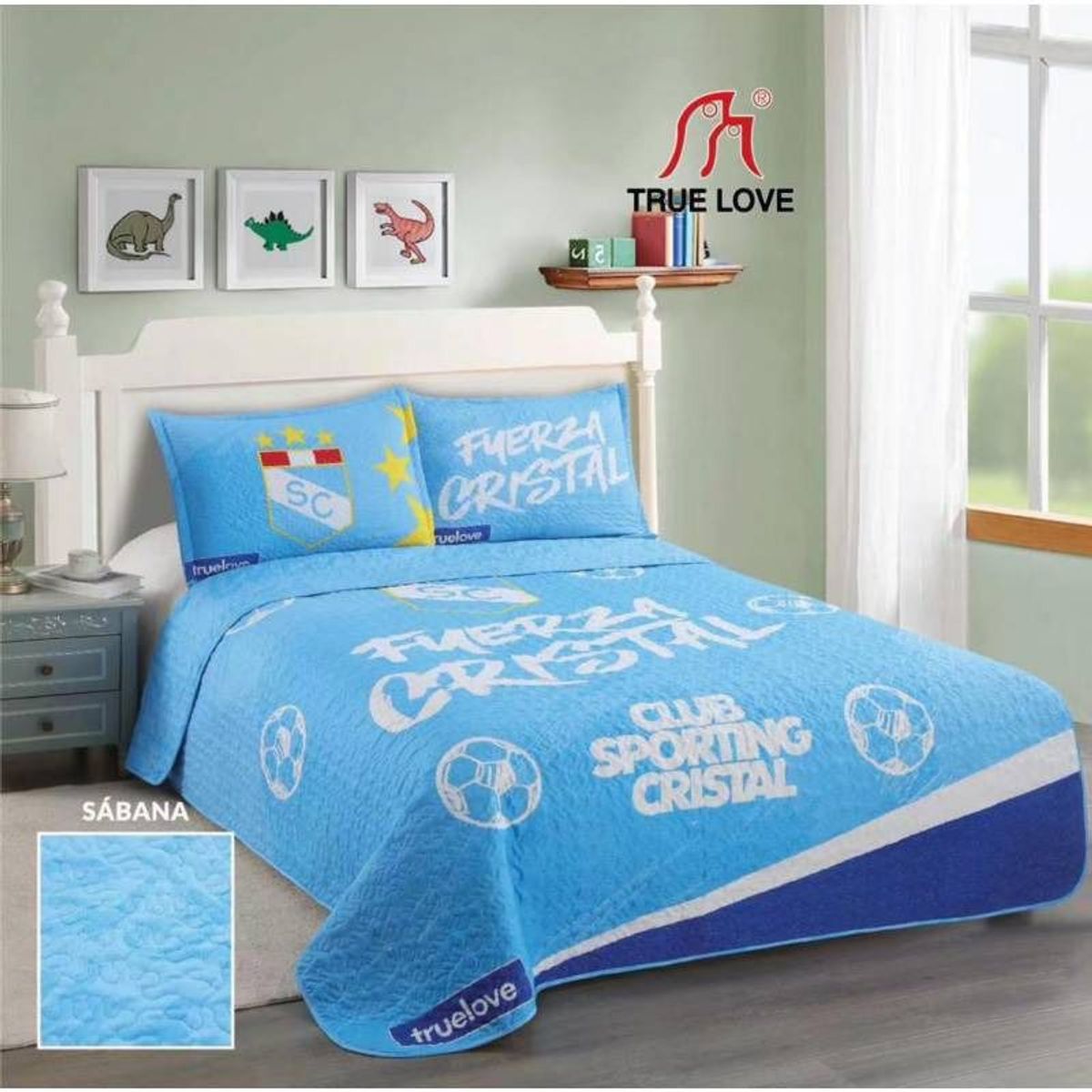 TRUELOVE - CUBRECAMA  DEPORTIVO SPORTING CRISTAL