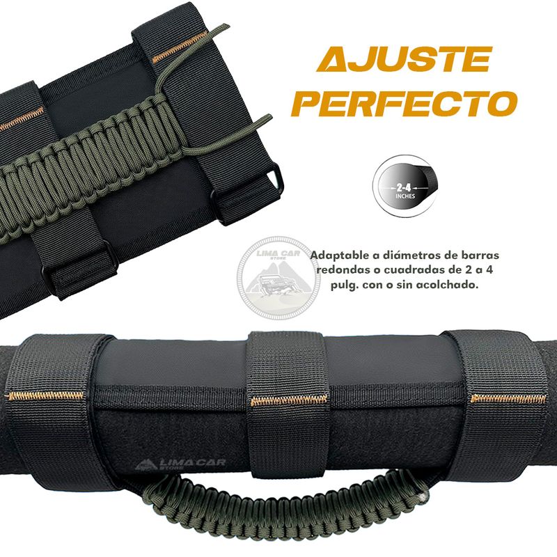 MOAB - Kit 2 Asas Agarraderas Jeep Wrangler Jaula Antivuelco
