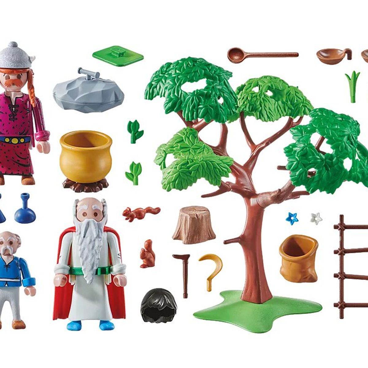 PLAYMOBIL - Playmobil Asterix Panorámix con el Caldero de Poción Mágica