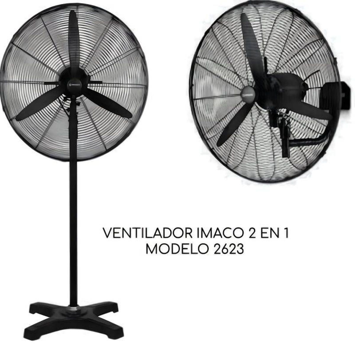 IMACO - Ventilador de pared Imaco 26" FS2623 2 en 1 Pared y Pedestal