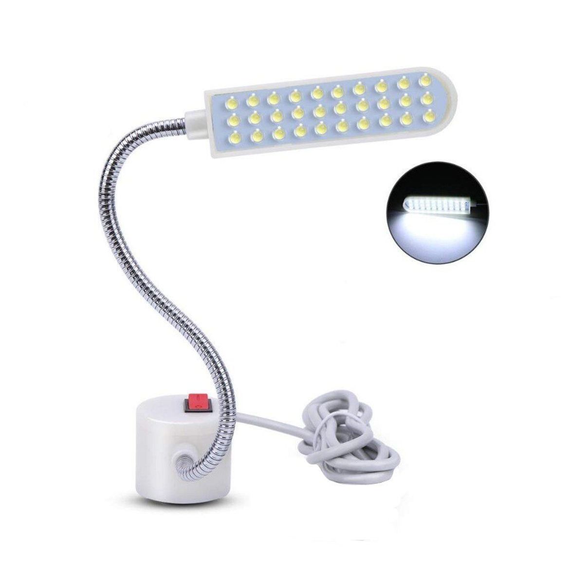 GENERICO - Lampara de Maquina 30 Leds Imantada Para Coser