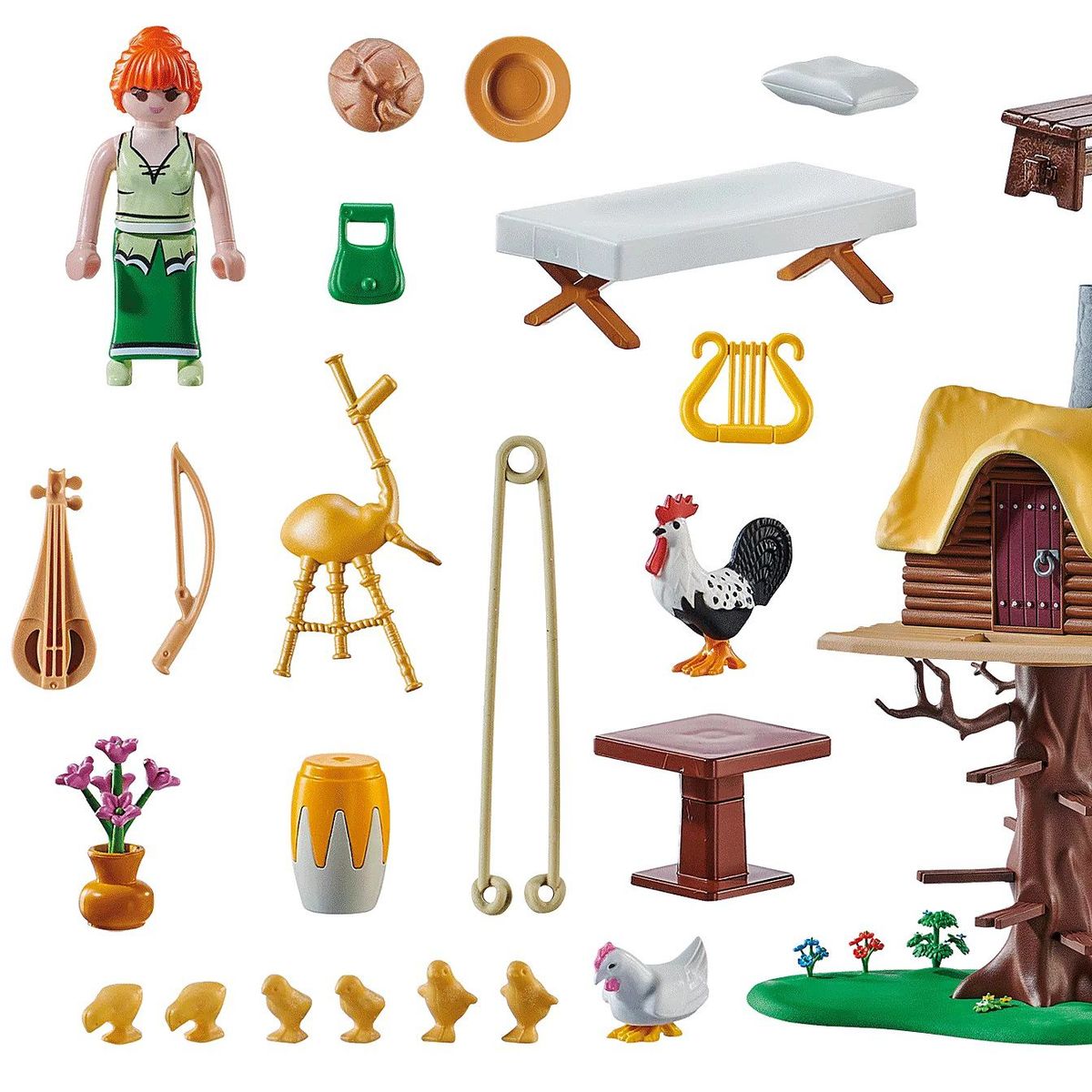 PLAYMOBIL - Playmobil Asterix Asurancetúrix con Casa del Árbol