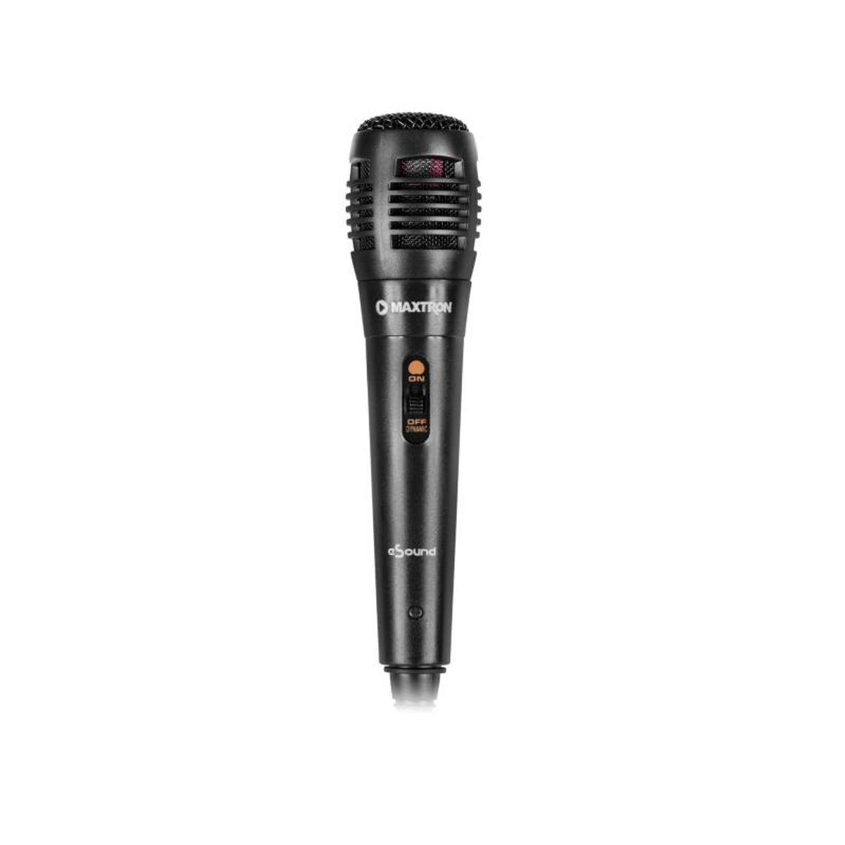 MAXTRON - Micrófono Alámbrico MAXTRON ESOUND MX606 Cable 3Mts
