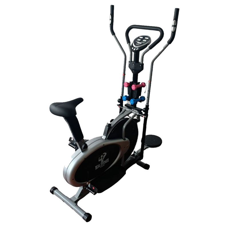 REAL FITNESS PERU - Bicicleta Eliptica Multifuncional con pesas y twist