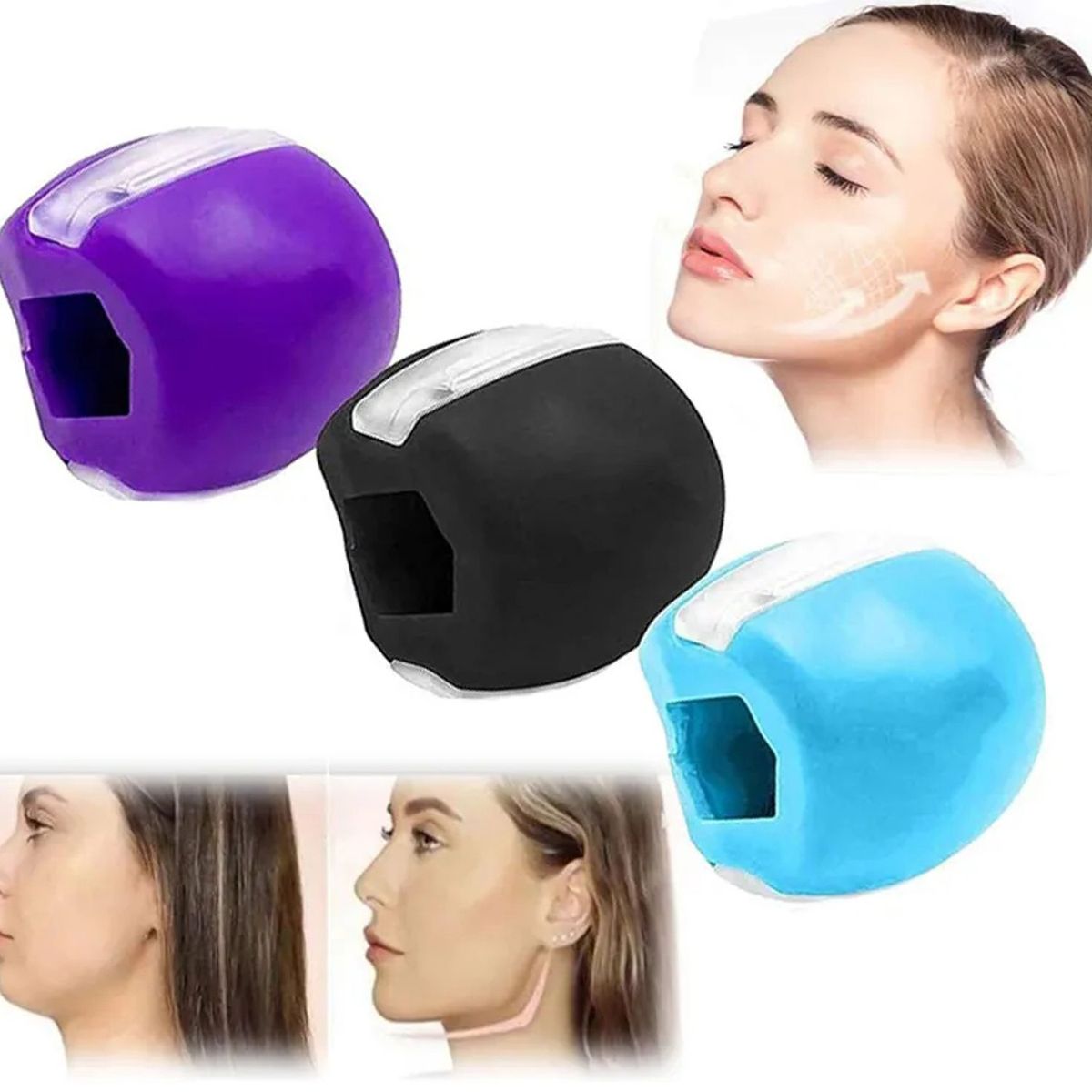 GENERICO - Ejercitador Mandibular color negro resistencia fuerte