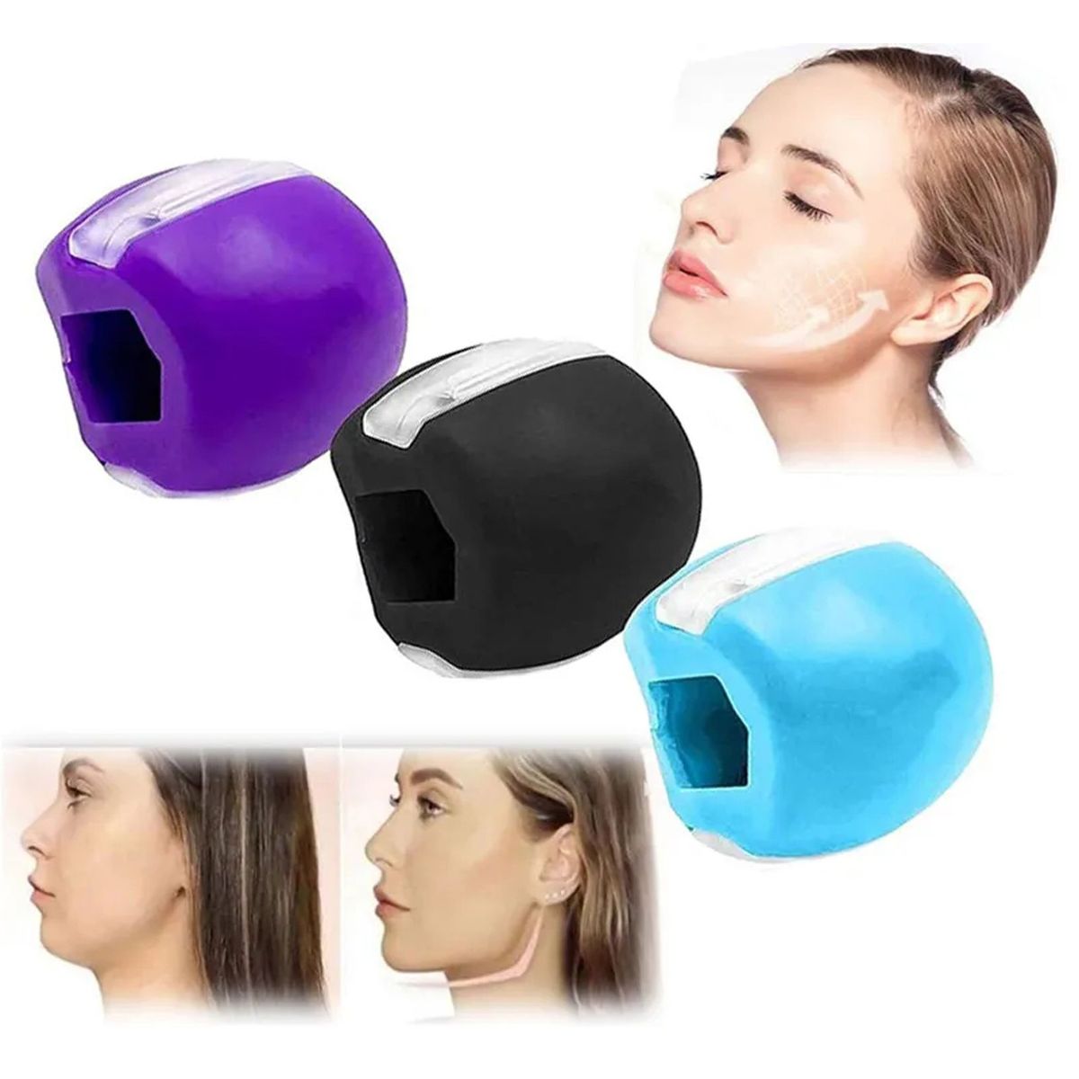 GENERICO - Ejercitador Mandibular color negro resistencia fuerte