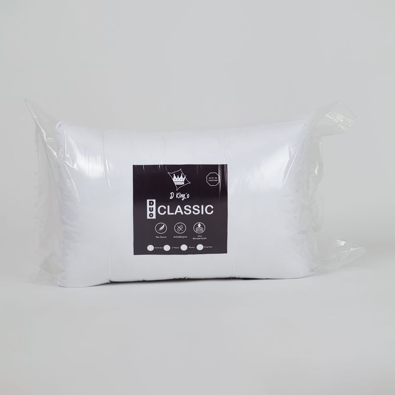 GENERICO - Almohada Duo Classic Blanco Set X 2 – Estándar.