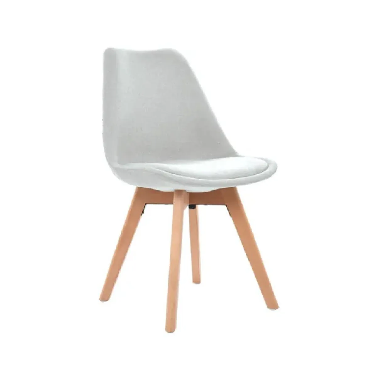 MOBELART - Silla Diseño Ghost Gris Claro möbelArt