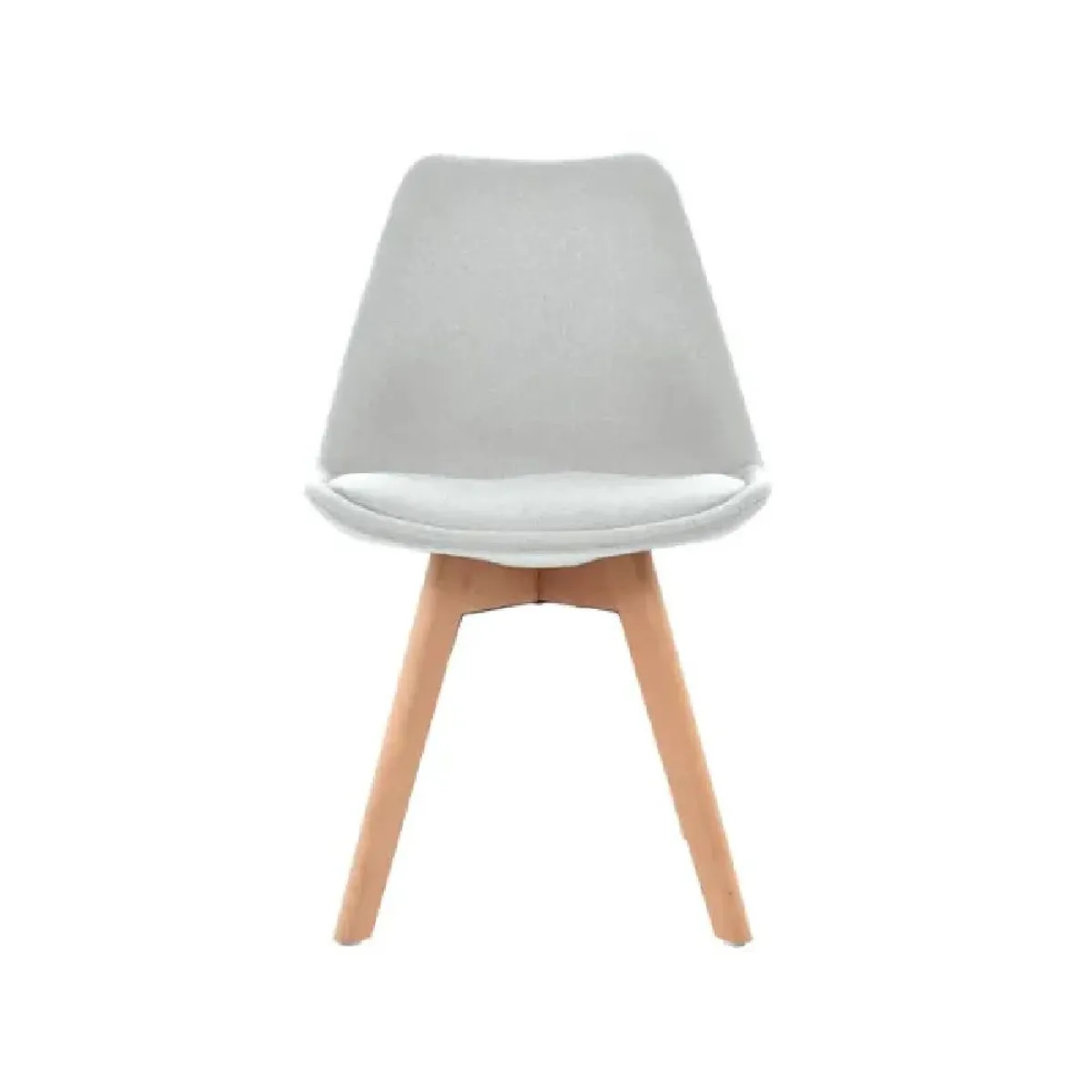 MOBELART - Silla Diseño Ghost Gris Claro möbelArt