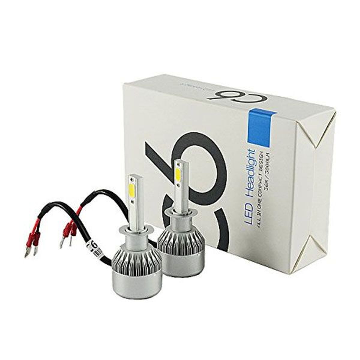 GENERICO - KIT DE FOCOS LED DE FARO C6 H4 3600LM AUTO-CAMIONETA.