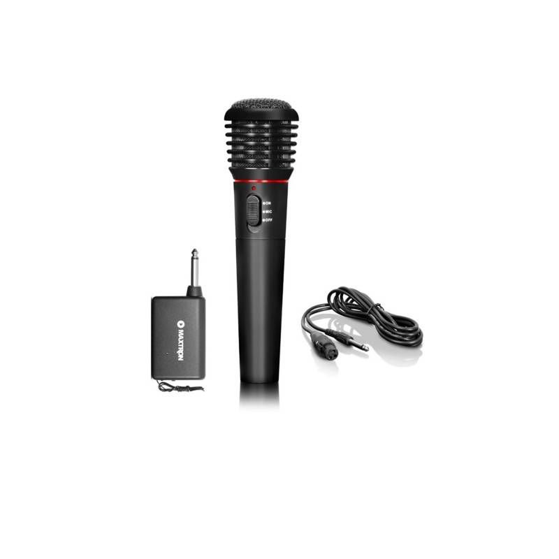 MAXTRON - Micrófono Maxtron BLUES MX608 Alámbrico e Inalámbrico