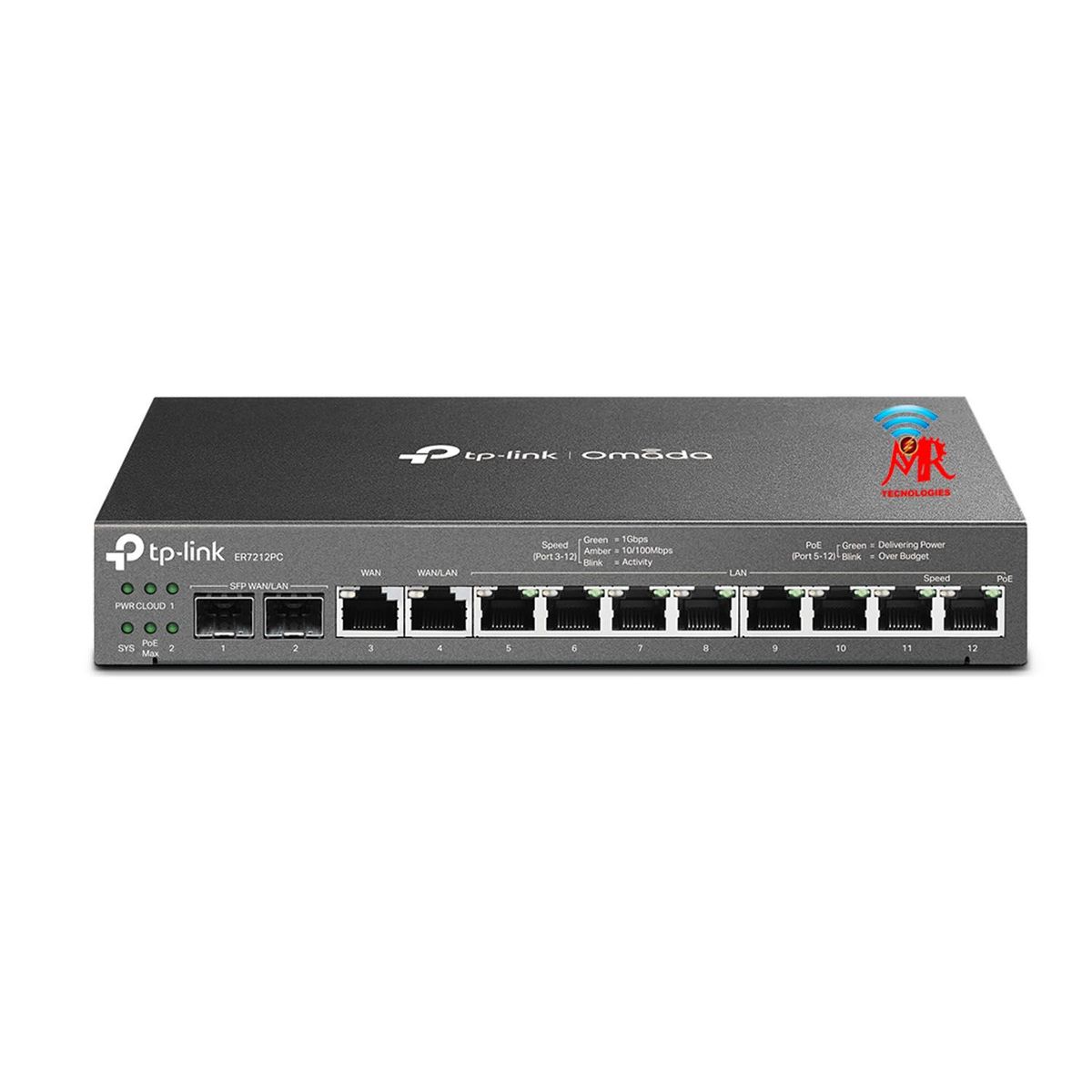 TP LINK - ER7212PC Nuevo Router VPN Gigabit Omada 3 en 1