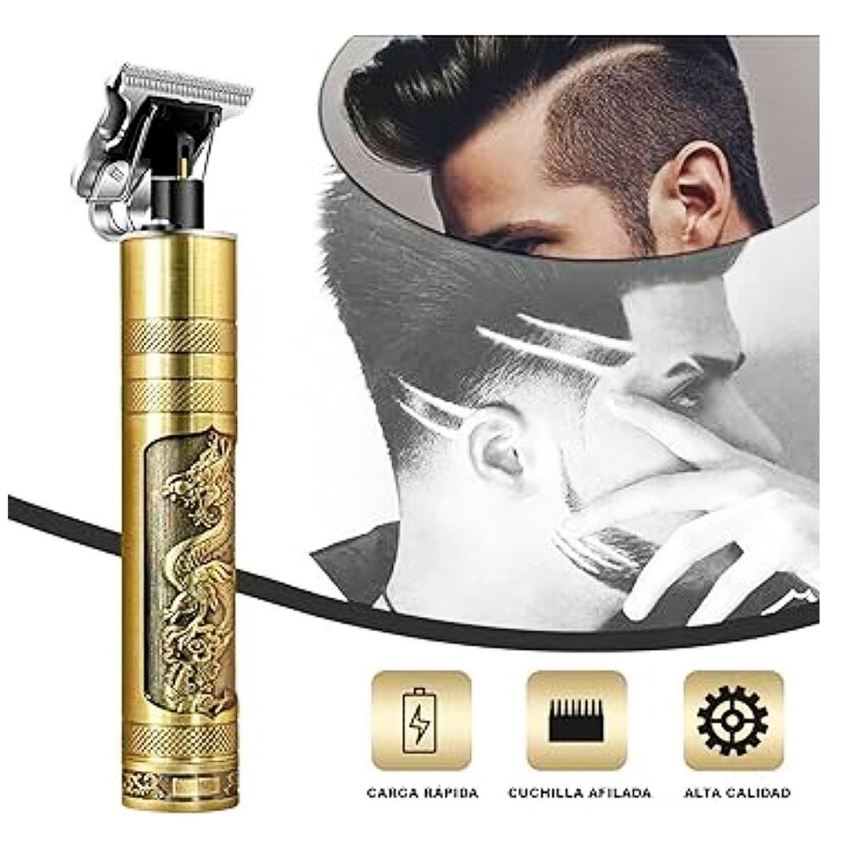 GENERICO - Máquina Para Cortar Cabello Inalámbrica Profesional  Kit de Aseo