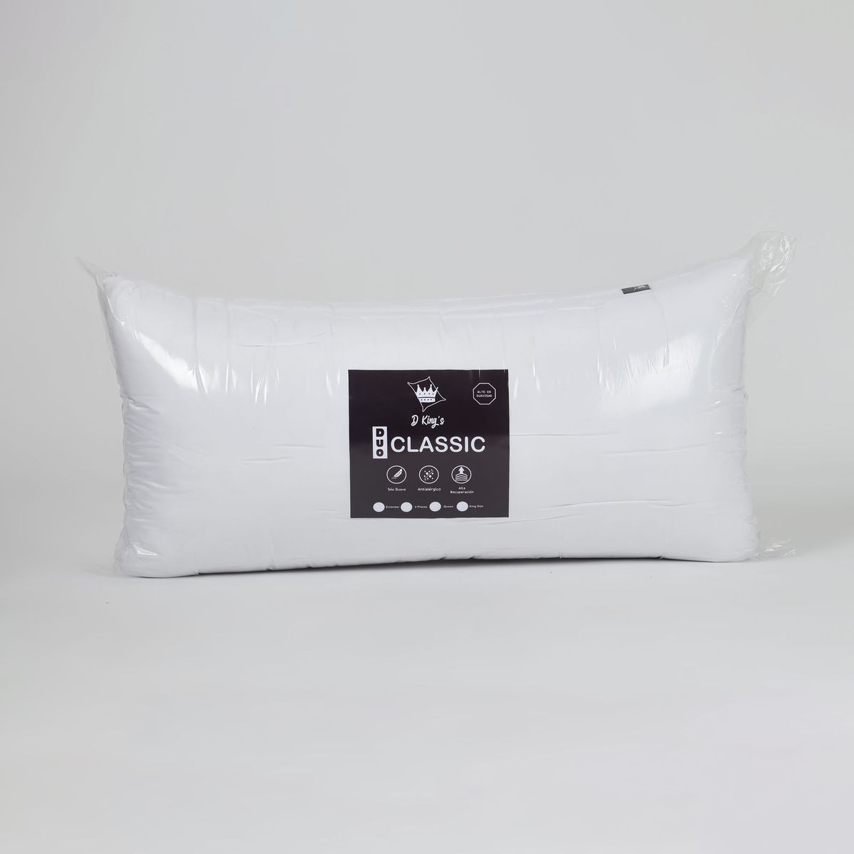 GENERICO - Almohada Duo Classic Blanco Set X 2 – King Size