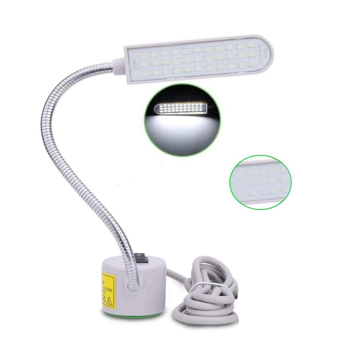 GENERICO - Lampara Imantada Led Para Maquinas De Coser 30 Leds