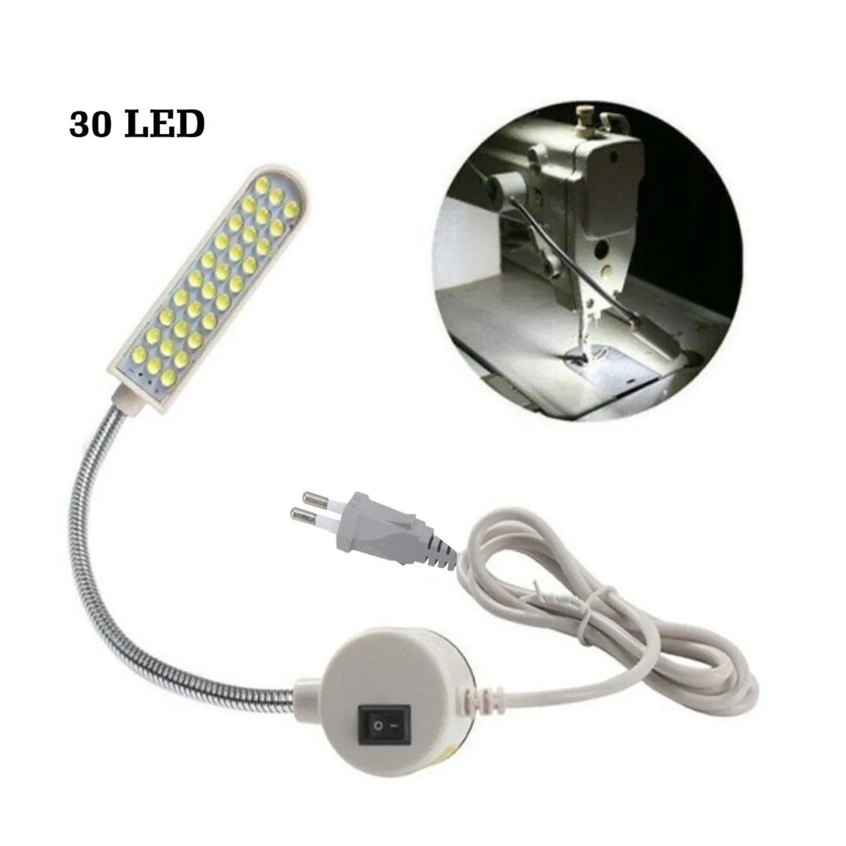 GENERICO - Lampara de Maquina 30 Leds Imantada