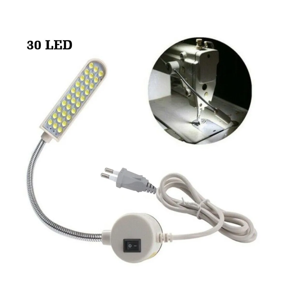 GENERICO - Lampara de Maquina 30 Leds Imantada