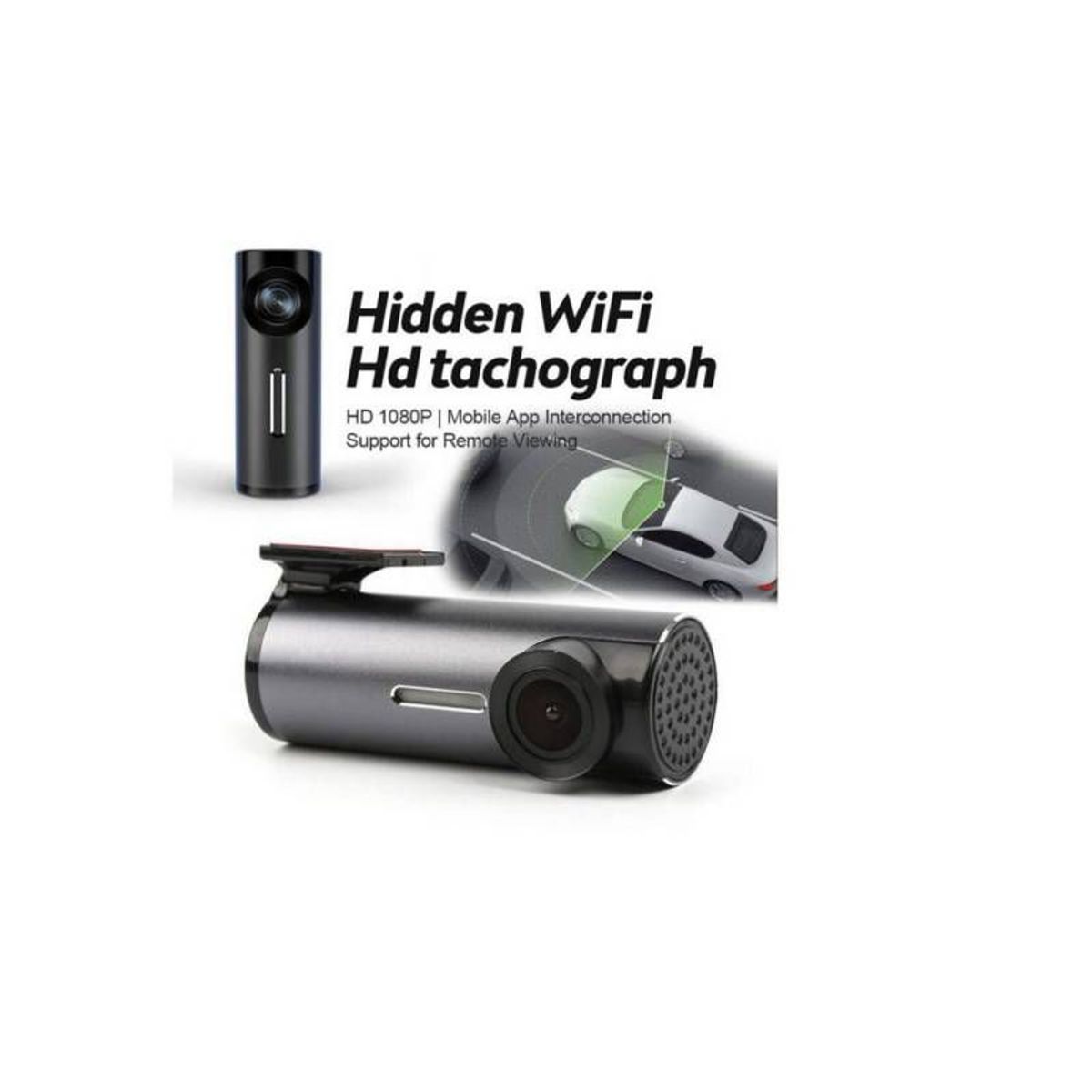 GENERICO - Cámara Seguridad Para Auto Con Wifi CD-D4