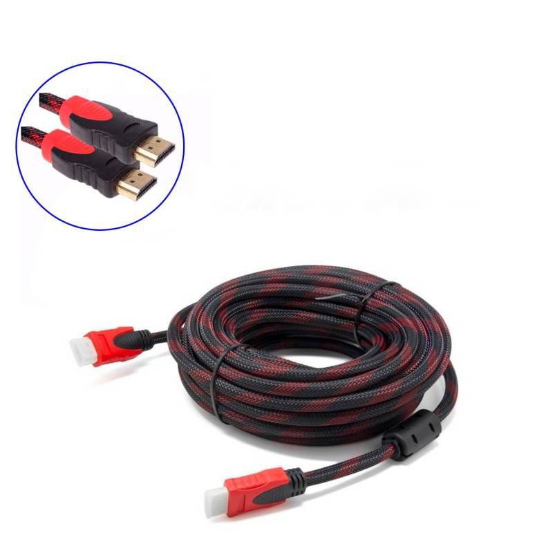 SEISA - Cable HDMI 5 Metros Trenzado Con Doble Filtro Full HD
