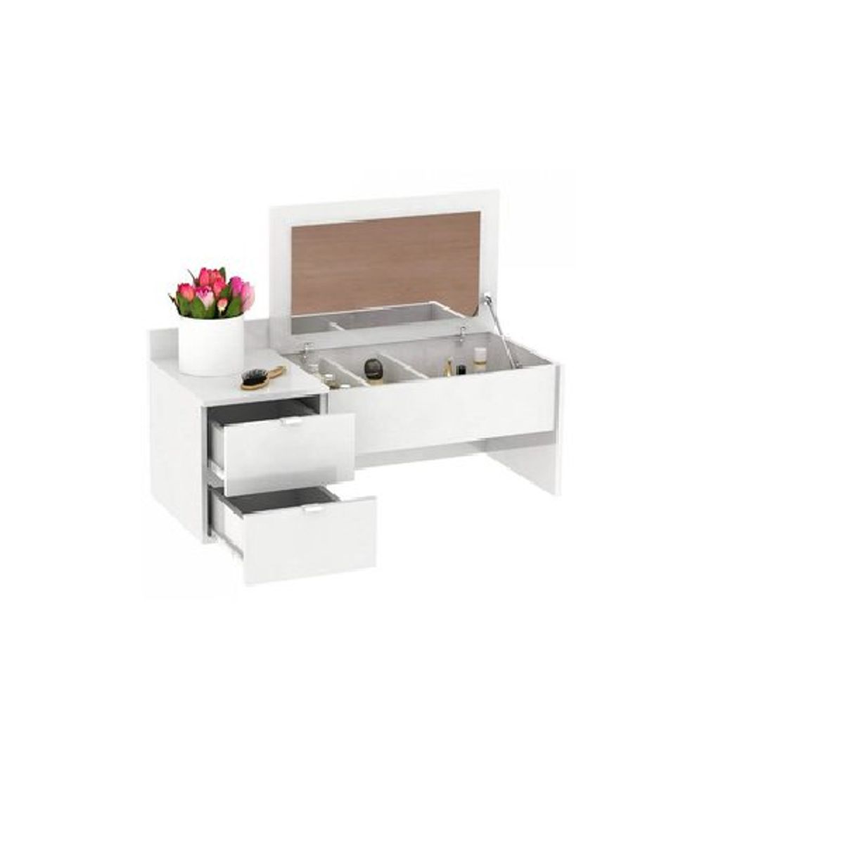 GENERICO - TOCADOR FLOTANTE VALERIA - LA CASA DEL MUEBLERO - BLANCO