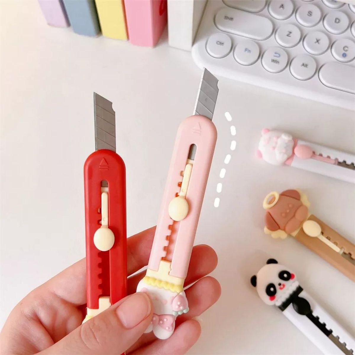 GENERICO - Mini Cutter kawaii cortador de papel pequeño