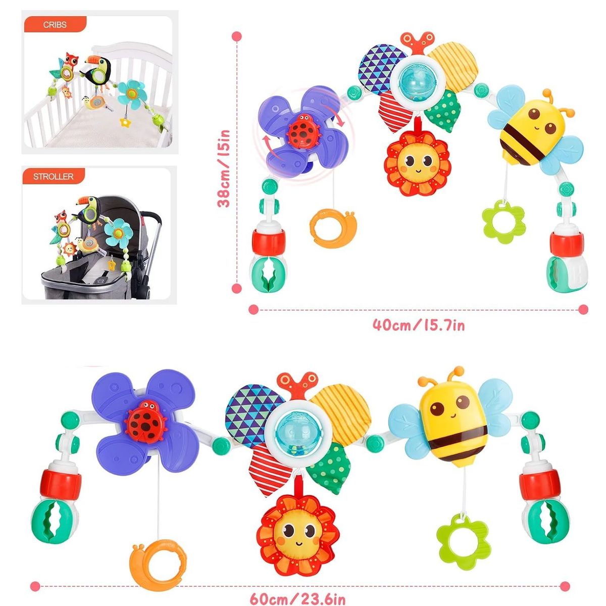 GENERICO - Juguete para el arco coche  cuna silla de auto mecedora