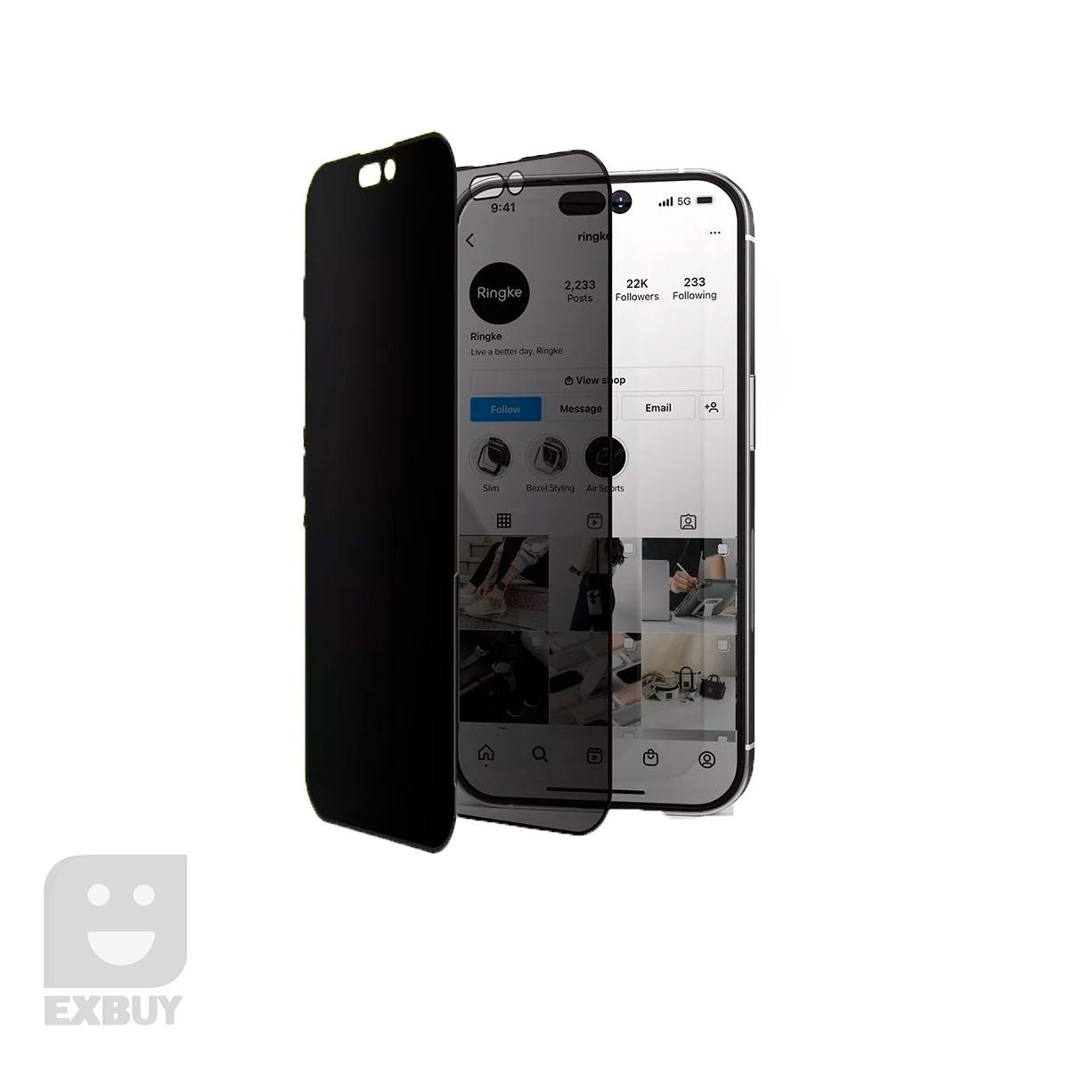 GENERICO - Mica Vidrio Antiespia para Huawei Honor X6.