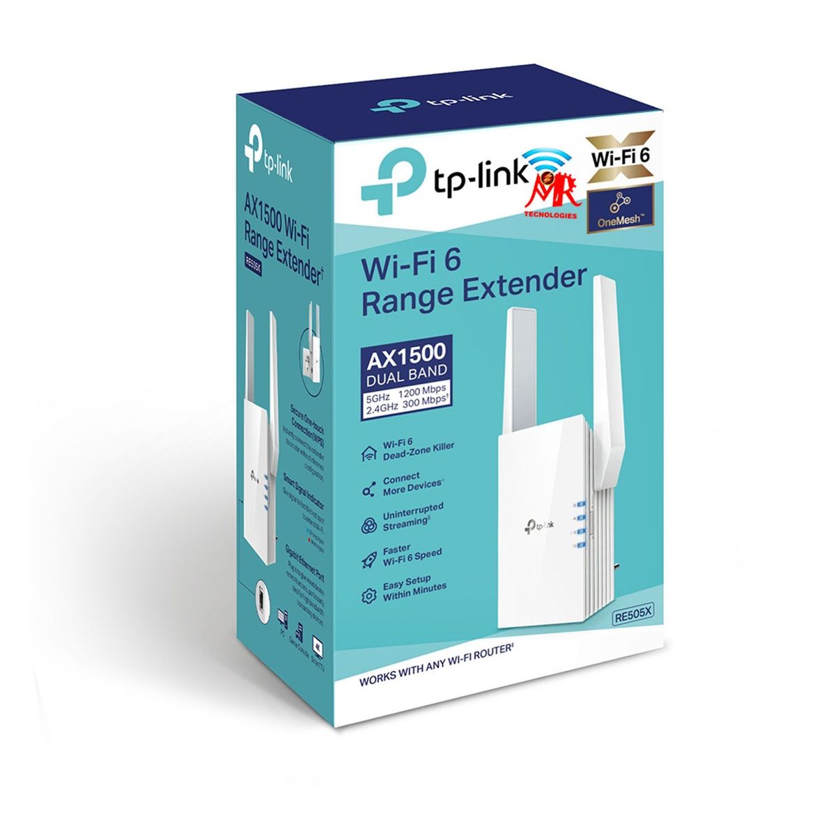 TP LINK - RE505X Nuevo Extensor de Red Wi-Fi AX1500