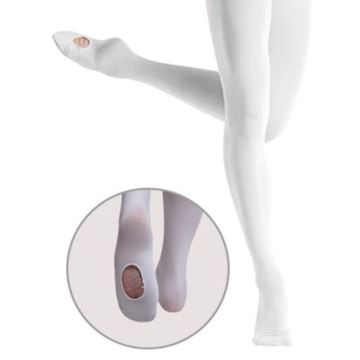 GENERICO - Pantie Convertible de danza Ballet BLANCO