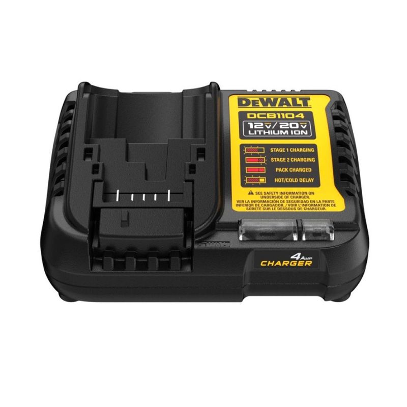 DEWALT - Cargador de Bateria Dewalt DCB1104-B2 12V  20V 40Ah