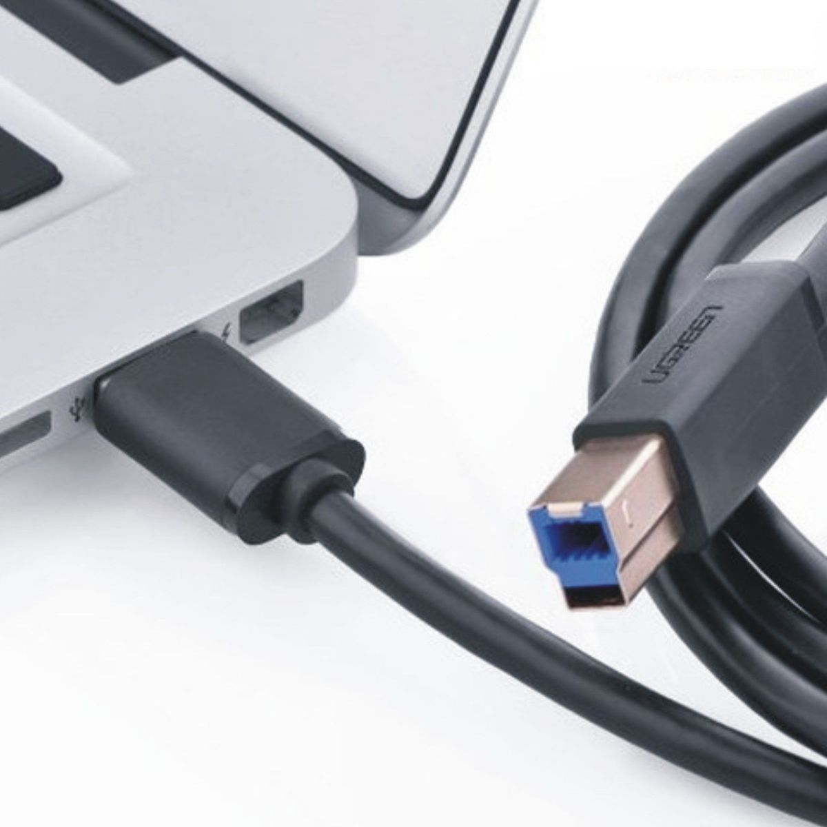 UGREEN - Cable Ugreen USB-A a USB-B para impresora Discos 2metros US210 - 10372