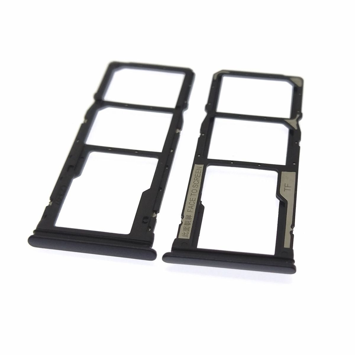 GENERICO - Repuesto Bandeja SIM Micro SD XIAOMI REDMI 9 - NEGRO.