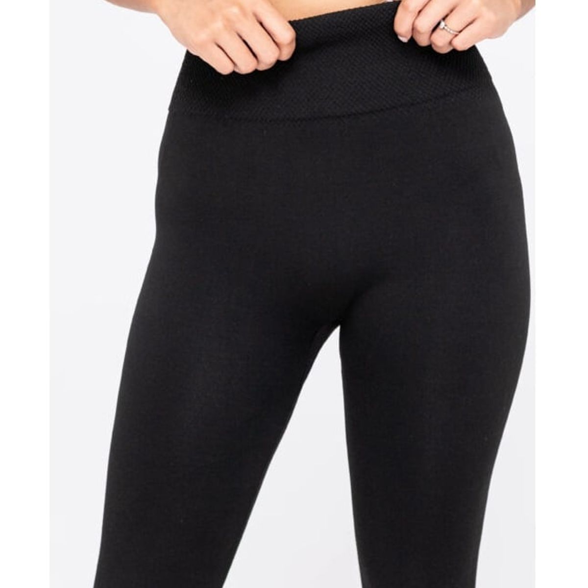 OEM - LEGGINS MUJER PRETINA ALTA CALENTADOR MICROPOLAR INVIERNO VIAJE MINA