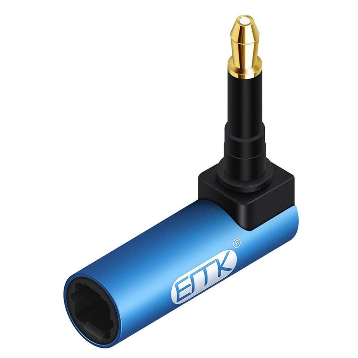 GENERICO - EMK Macho - Hembra Mini Toslink 35mm  Optico3cm TV Laptop