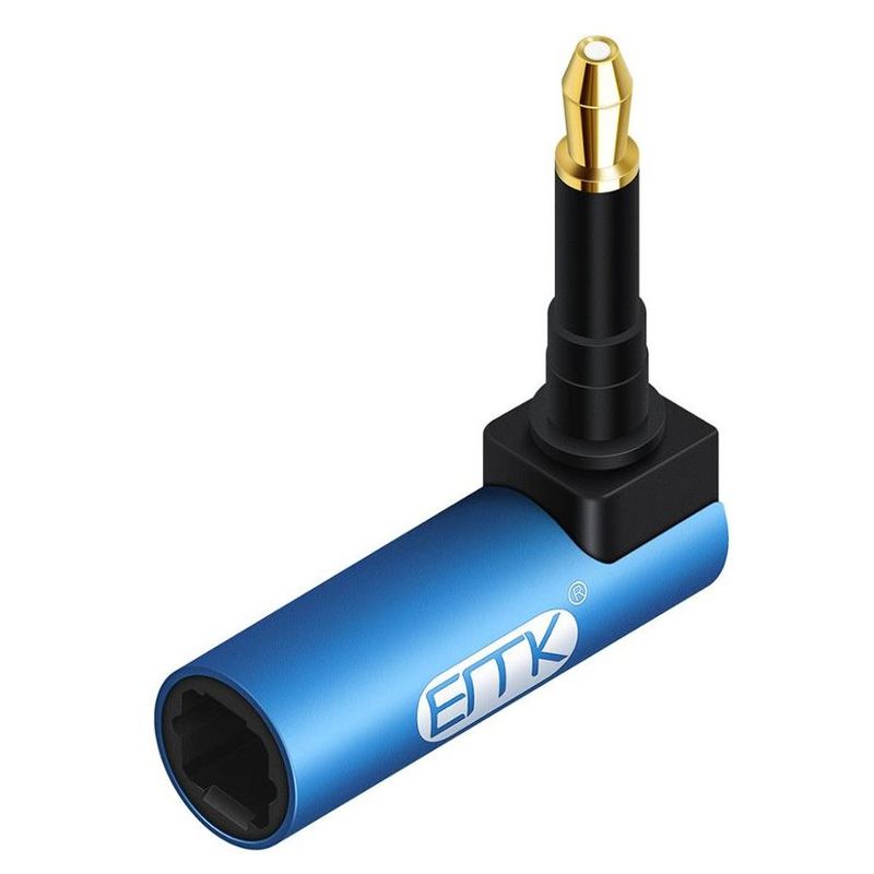 GENERICO - EMK Macho - Hembra Mini Toslink 35mm  Optico3cm TV Laptop