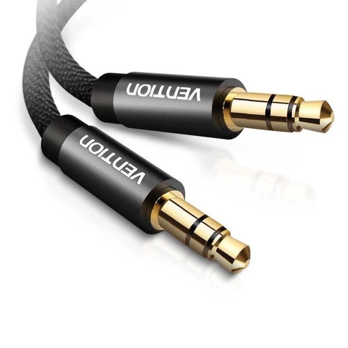 VENTION - Cable Audio Stereo 5m PREMIUM Nylon HiFi MP3 Mini Jack TRS 35mm PC