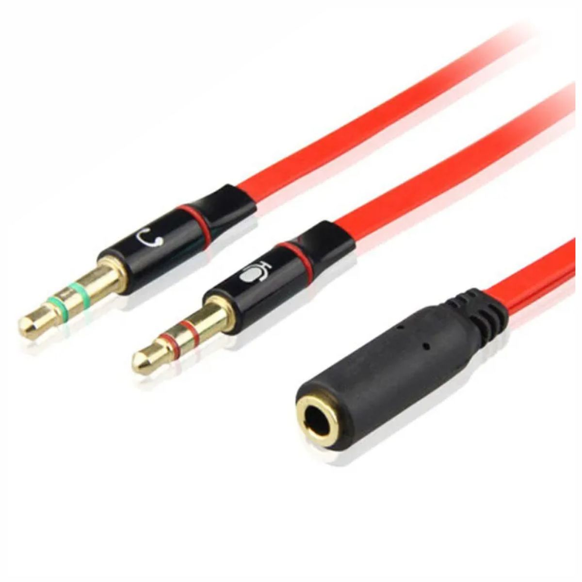 GENERICO - Cable Divisor Audio Micro 1 Hembra 2 Machos Splitter x 2 Und