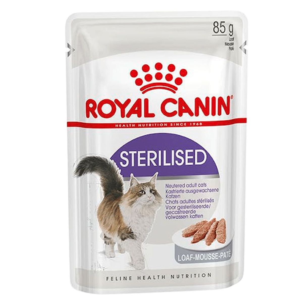 ROYAL CANIN - Pate para Gatos Esterilizados Adulto Royal Canin 85g 12un