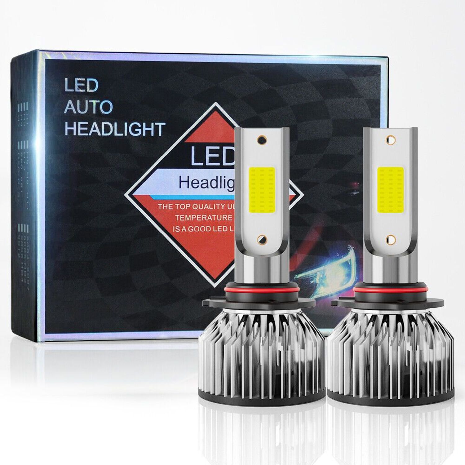 Kit De Faros LED CANBUS 9005 – 40000LM, Blanco 6500K, 120W, Resistentes Al Agua Y Compatibles Con 12V/24V